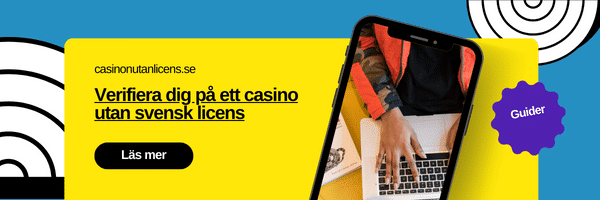 Verifiera dig på ett casino utan svensk licens